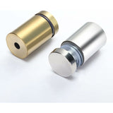 20x Spacer Screws, Glass Advertising Axis Spacer Bolt Fix Glass Advertising Spacer, Stainless Steel, 12X40mm, with Screw Mounting Accessories - Front View