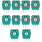 10 Pieces PS5 Handle Control Adjustable Potentiometer 2k3 Resistor P5 Telemetry Repair Parts