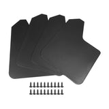 {CA}4pcs Universal Mud Flaps for Car Pickup Van Truck Mudguards with Screw