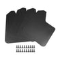 {CA}4pcs Universal Mud Flaps for Car Pickup Van Truck Mudguards with Screw