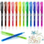 12-pack Erasable Gel Ink Pens - Erasable for precise writing