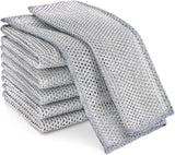 2025 Latest Model 6-Pack Multifunctional Steel Wire Dish Cloths, Double Layer