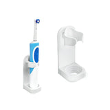 2-pack - Wall-mounted toothbrush holder for electric toothbrushes White white