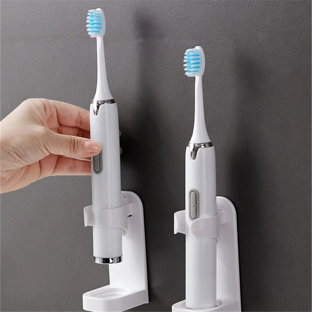 2-pack - Wall-mounted toothbrush holder for electric toothbrushes White white