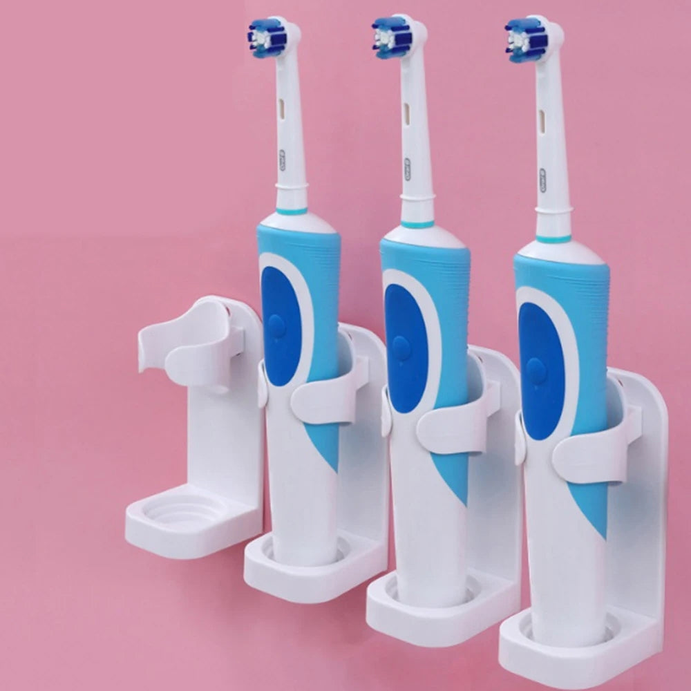 2-pack - Wall-mounted toothbrush holder for electric toothbrushes White white