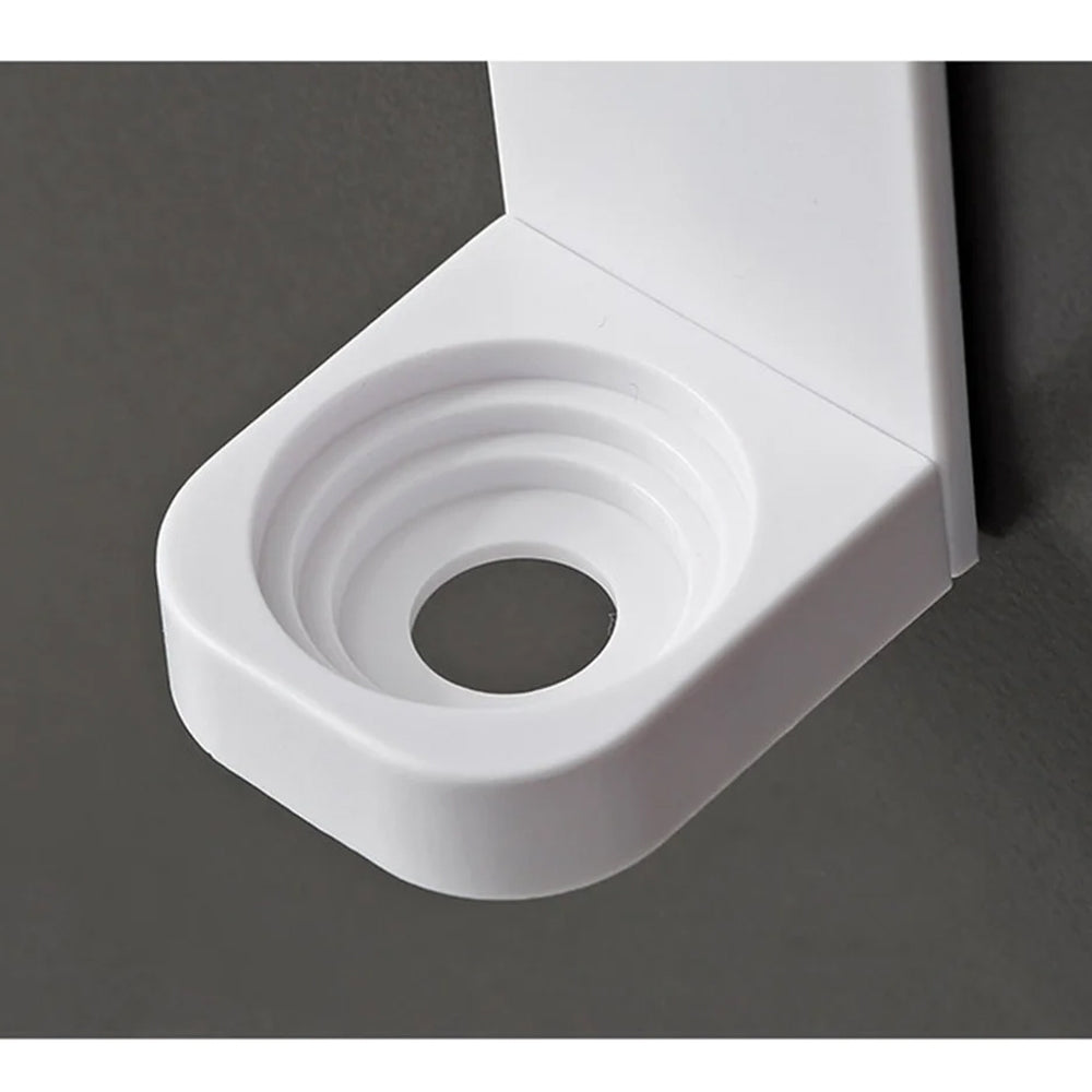 2-pack - Wall-mounted toothbrush holder for electric toothbrushes White white