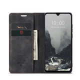 For Xiaomi Redmi 14C 4G Case CASEME 013 Series Card Holder Stand Leather Phone Case Multicolor Multicolor Multicolor Style B - Side View