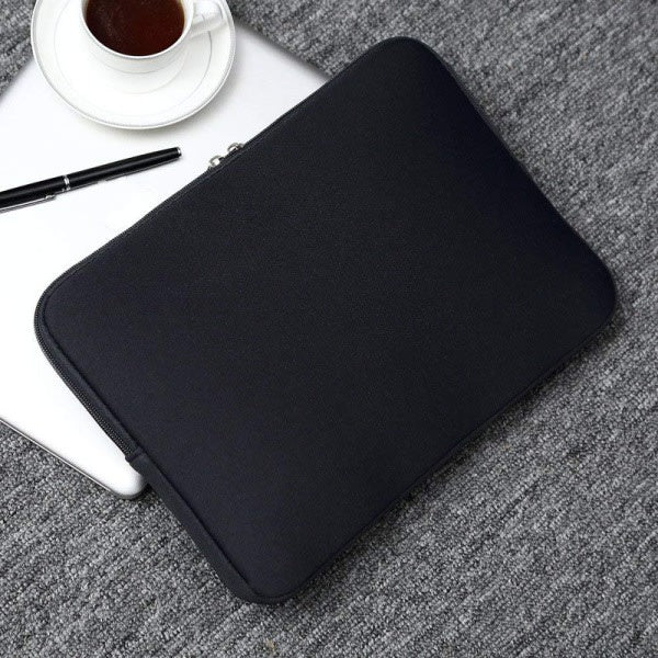 Computer case for 13 & 15 inches, fits MacBook Pro and Air. Black - 15.6 inches