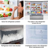 Refrigerator Drain Hole, Refrigerator Cleaning Set, Ref Eight-piece Set - Side View