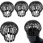 Set of 4 downpipe covers, gutter covers 145 x 11 cm - Brand - Black