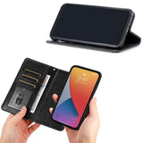 Samsung Galaxy A52/A52s 5G - Wallet Case/Case Black Multicolor multicolor - Front View