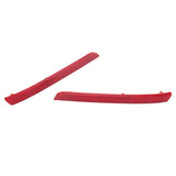 Pair Left Right Rear Bumper Reflector Red 7E0945105 Replacement Transporter T5 T6 2012-2016 - Top-Down View