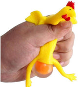 Laying Hens, creative toys, jokes, squeeze toy laying hen, ventilation chicken key chains, ventilation, stress relief, trick-yux