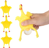 Laying Hens, creative toys, jokes, squeeze toy laying hen, ventilation chicken key chains, ventilation, stress relief, trick-yux