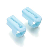 4pcs Yarn Guide Finger Holder Knitting Thimble Tool Plastic Yarn Guide Separated Yarns - Side View