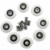 Set of 8 Replacement Shower Door Rollers Wheels 23mm Diameter