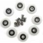 Set of 8 Replacement Shower Door Rollers Wheels 23mm Diameter