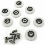 Set of 8 Replacement Shower Door Rollers Wheels 23mm Diameter