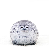 Thick seal pillow cute seal plush toy stuffed animal toy_tfrf 30CM - Side View