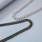 Necklace for Men 50/60CM 316L Stainless Steel 15MM Width Curb Cuban Link Chains On Neck Jewelry Men's Necklace Accessories (Multicolor, 50CM)