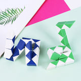 Mini Twist Puzzle Toys Plastic Snake Twist Puzzle Educational Game Toy for Boys Girls Gift - 45-Degree Angle
