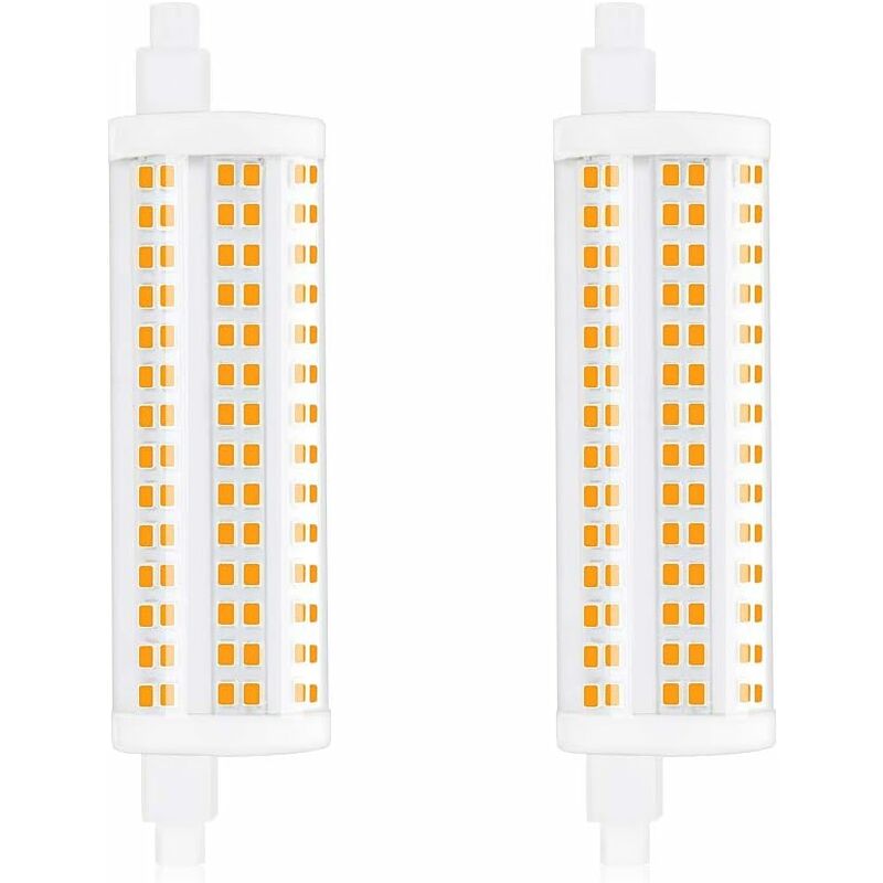 20W 118mm R7s Dimmable LED bulb, Daylight 4000K, 2200lm, 2 pcs - Equivalent to 200W Halogen, Energy Class A+