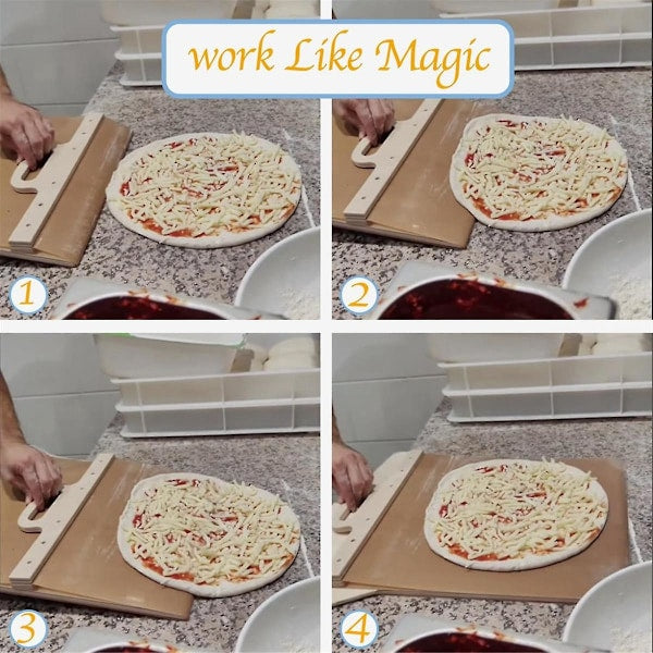 Sliding Pizza Shovel Pala Pizza Scorrevole Pizza Shovel That Transfers Pizza Perfectly Non-Stick_OF