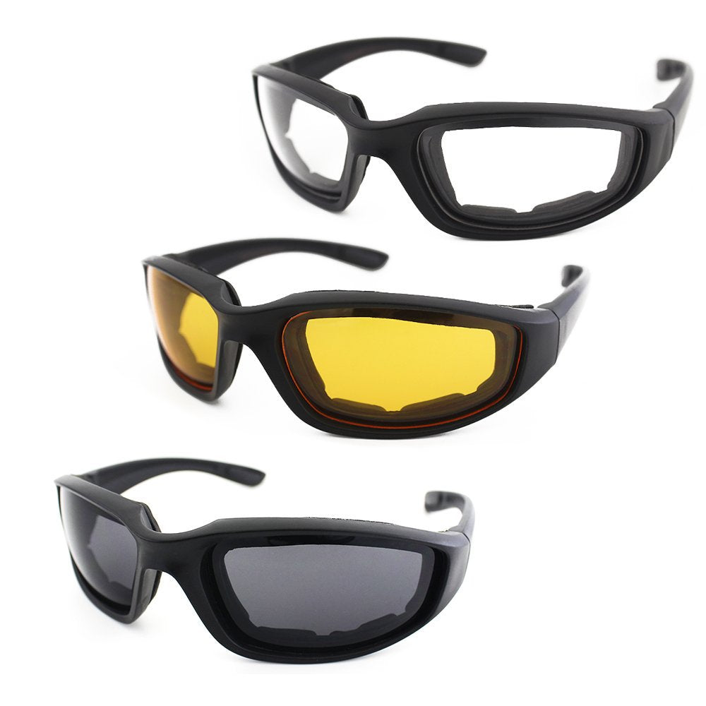 pcs Cycling Glasses Windproof Glasses Desert Dustproof Glasses Cycling Glasses Sports Glasses with Built-in Foam Goggles