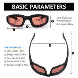 pcs Cycling Glasses Windproof Glasses Desert Dustproof Glasses Cycling Glasses Sports Glasses with Built-in Foam Goggles