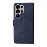 SKALO Samsung S25 Ultra PU Leather Wallet Case - Multiple Colors Blue_max Blue - Extra Image