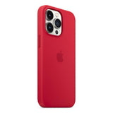 Compatible with iPhone 14 Pro Case Compatible with MagSafe Liquid Silicone Phone Case [Induction Popover]- Perfect Red_MGF Red - Front View