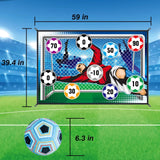 150cm Football Play Mat Set Outdoor Indoor Football Toys - Top-Down View