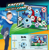 150cm Football Play Mat Set Outdoor Indoor Football Toys - Rear View