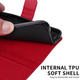 SKALO Xiaomi Redmi A5 4G PU Leather Wallet Case - More Colors_MGF Red Red