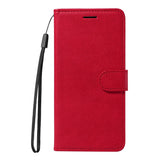 SKALO Xiaomi Redmi A5 4G PU Leather Wallet Case - More Colors_MGF Red Red