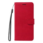 SKALO Xiaomi Redmi A5 4G PU Leather Wallet Case - More Colors_MGF Red Red