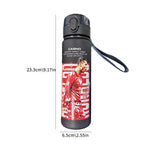 Ronaldo Sport Water Bottle with Blender Ball - BPA-Free Protein Shaker Cup B 560ml