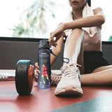 Ronaldo Sport Water Bottle with Blender Ball - BPA-Free Protein Shaker Cup B 560ml - Extra Image