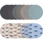 24-piece 50mm wet and dry sanding discs, 600-5000 grit, abrasive for polishing metal and wood