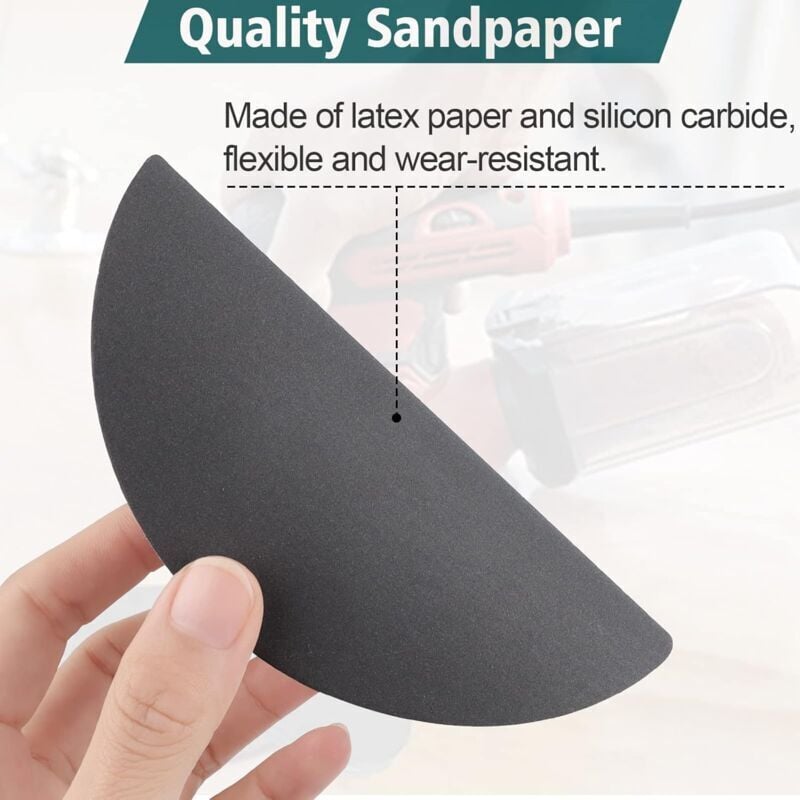 24-piece 50mm wet and dry sanding discs, 600-5000 grit, abrasive for polishing metal and wood