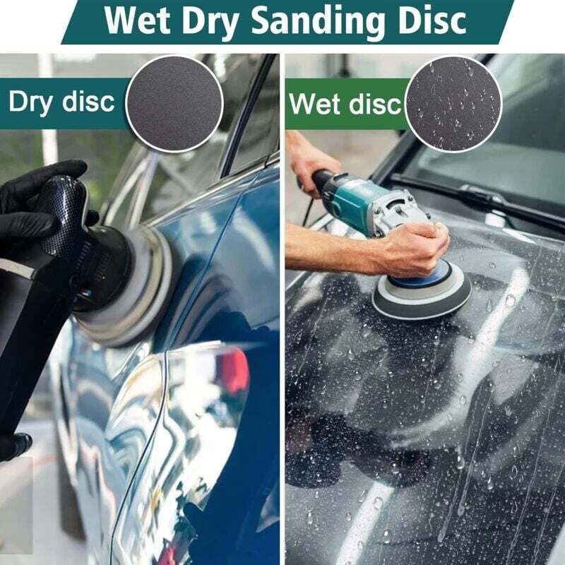 24-piece 50mm wet and dry sanding discs, 600-5000 grit, abrasive for polishing metal and wood