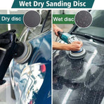 24-piece 50mm wet and dry sanding discs, 600-5000 grit, abrasive for polishing metal and wood