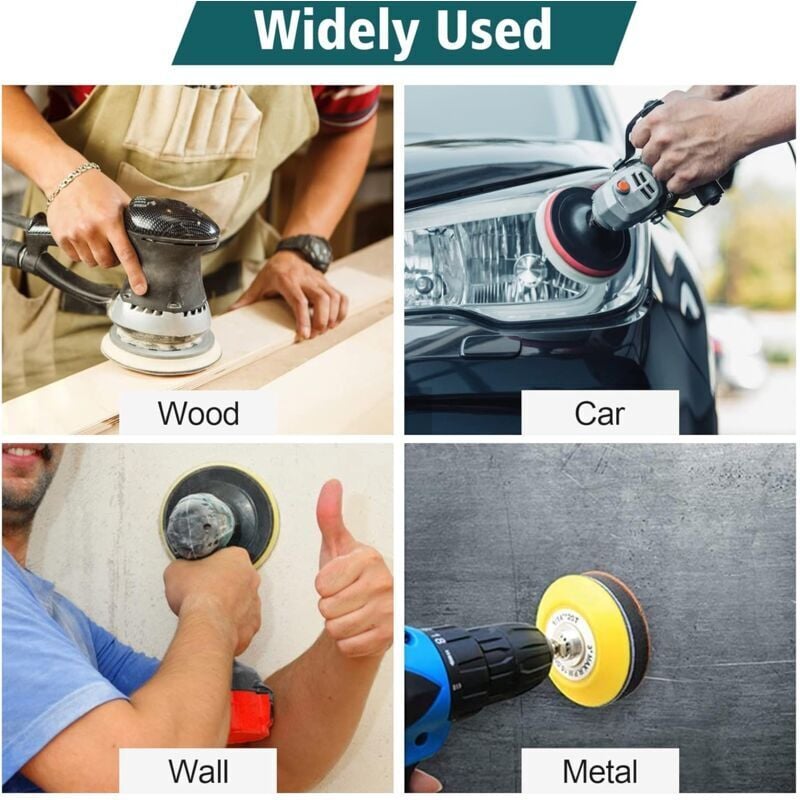 24-piece 50mm wet and dry sanding discs, 600-5000 grit, abrasive for polishing metal and wood