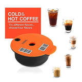 Refillable Coffee Capsules for Tassimo Bosch Machine Reusable Coffee Capsule Eco-Friendly 200ml - Top-Down View