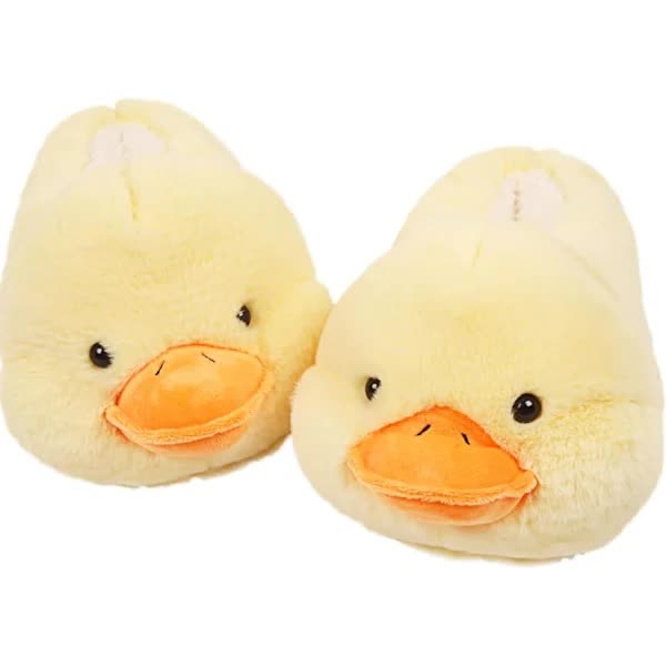 Bubble Animal Slippers for Women, Fluffy Duck Shark Lion Dog Slippers for Winter Cute Women's Shoes Non-Slip Indoor Outdoor Shoes EU Size 35-40 Duck,35...