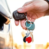 Table Tennis Racket Keychain - Sports Keychain Table Tennis Racket Bag Ornament | Table Tennis Key Holder Keychain - Front View