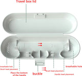 2-pack travel toothbrush case, electric toothbrush case, for Braun Oral-B electric toothbrush