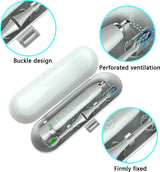 2-pack travel toothbrush case, electric toothbrush case, for Braun Oral-B electric toothbrush - 45-Degree Angle