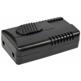 Foot dimmer with slider 150W 230V Black LED compatible [Energy class A] - Front View