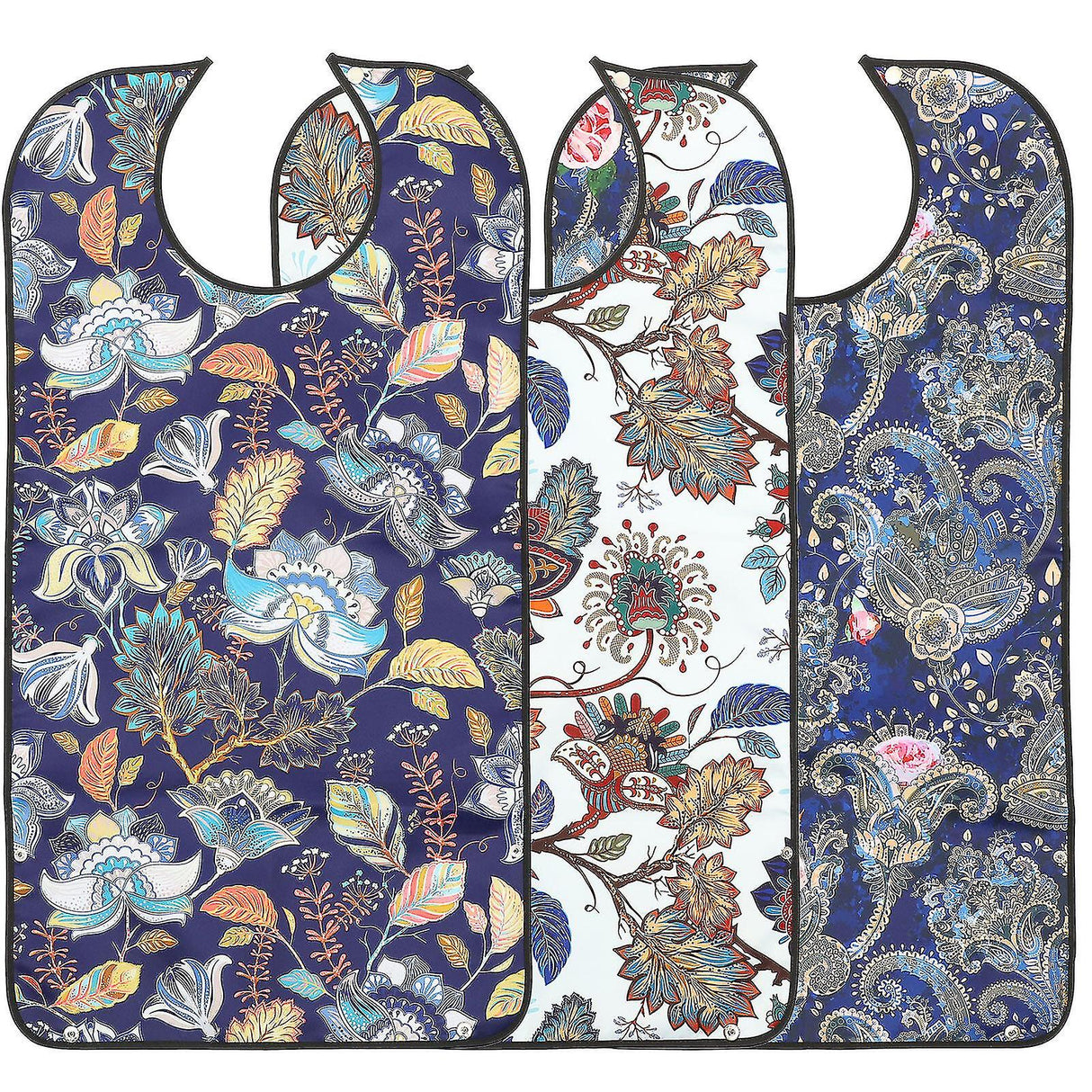 pcs Decorative bibs for adults, bib for the elderly, bib for seniors with adjustable strap